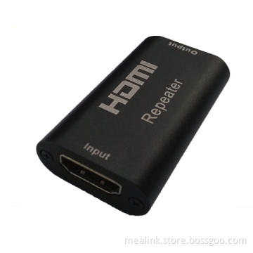 Mini HDMI Repeater by HDMI Cable up to 40m for 1080P (25m input and 15m output)